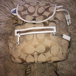 Coach mini backpack